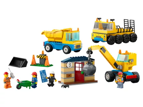 LEGO City 60391 Építõipari teherautók és bontógolyós daru