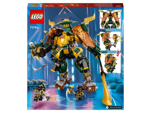 LEGO Ninjago 71794 Lloyd és Arin nindzsacsapatának robotjai