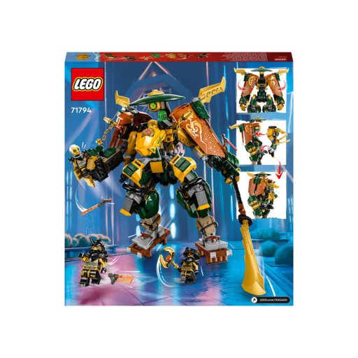 LEGO Ninjago 71794 Lloyd és Arin nindzsacsapatának robotjai