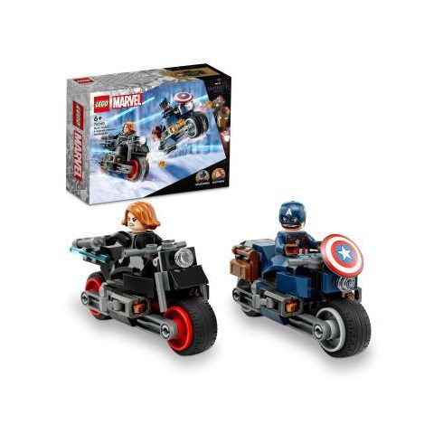 LEGO® Marvel: Fekete Özvegy és Amerika Kapitány motorkerékpárok 76260