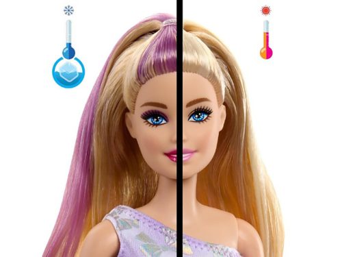 Barbie party reveal glamour meglepetés szett - lila