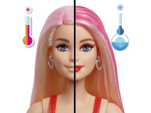 Barbie party reveal glamour meglepetés szett - piros