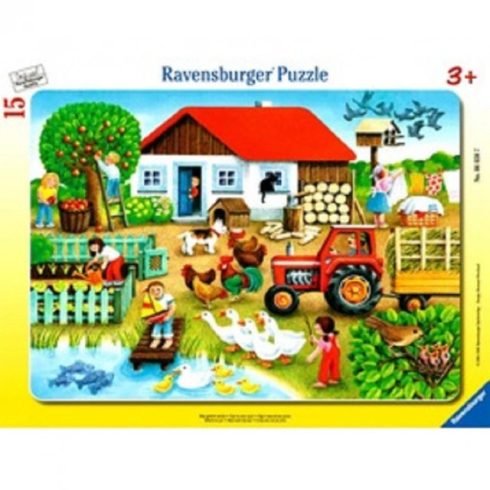 Tanyasi élet 15 darabos puzzle