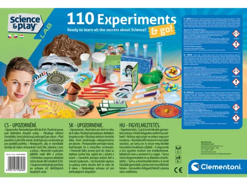 110 kísérlet tudományos készlet