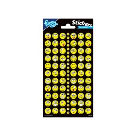 Matrica csillogós - Őrült sárga arcok