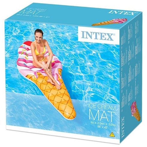 Intex-Fagylalt felfújható matrac 224x107cm