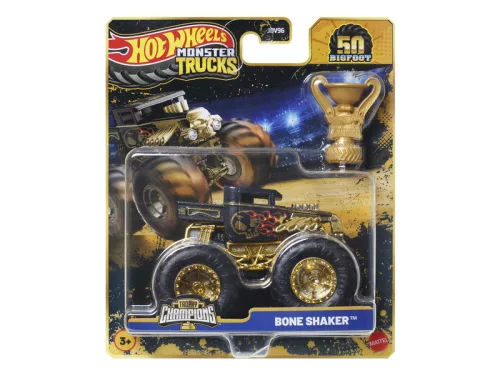 Hot wheels Monster trucks bajnok kisautó serleggel
