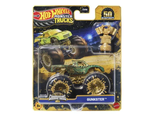 Hot wheels Monster trucks bajnok kisautó serleggel