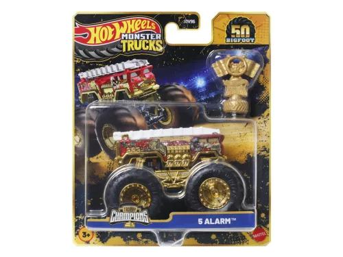 Hot wheels Monster trucks bajnok kisautó serleggel