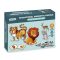 2IN1 mágneses puzzle - vadállatok, 86 db