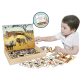 2IN1 mágneses puzzle - vadállatok, 86 db