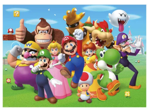 Puzzle 1000 db - Super Mario