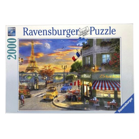 Ravensburger: Puzzle 2000 db - Romantikus este Párizsban