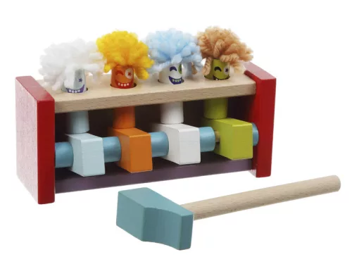 Kalapácsos játék - ugráló bohócok