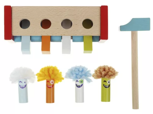 Kalapácsos játék - ugráló bohócok