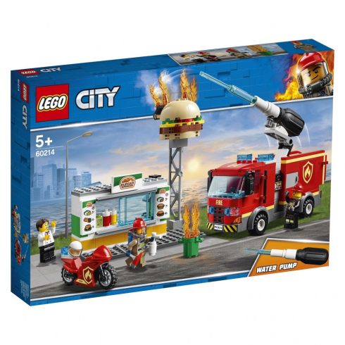 LEGO City Tűzoltás a hamburgeresnél 60214