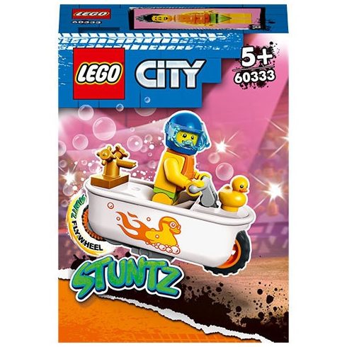 LEGO City - Fürdőkádas kaszkadőr motorkerékpár - 60333
