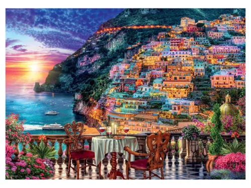 Ravensburger Puzzle 1000 db - Vacsora Positanóban