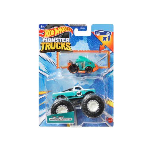 Hot heels monster truck autó Hot Wheels kisautóval