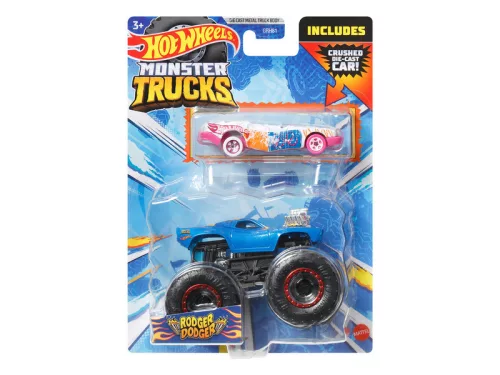 Hot heels monster truck autó Hot Wheels kisautóval