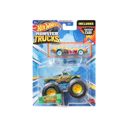 Hot heels monster truck autó Hot Wheels kisautóval