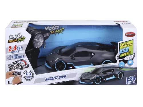 Maisto Tech távirányítós autó - 1 /24 Bugatti Divo