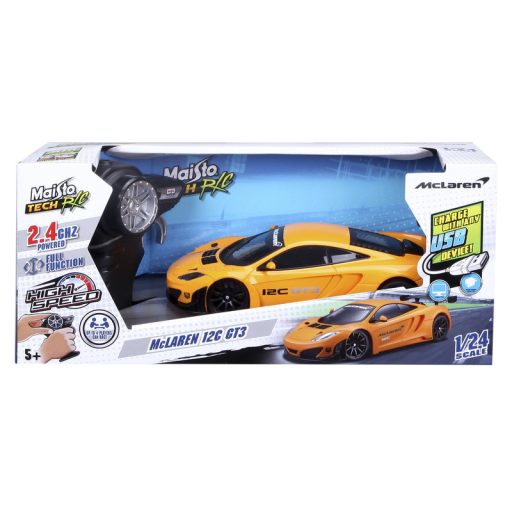 Maisto Tech távirányítós autó - 1 /24 McLaren 12C GT3