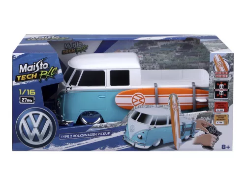 Maisto Tech távirányítós autó - VW Pick Up szörf deszkával