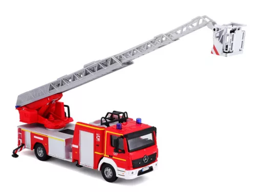 Bburago 1 /50 - Mercedes tűzoltó daruskocsi