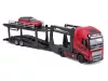 Bburago 1 /43 Street Fire Volvo tréler +Land Rover