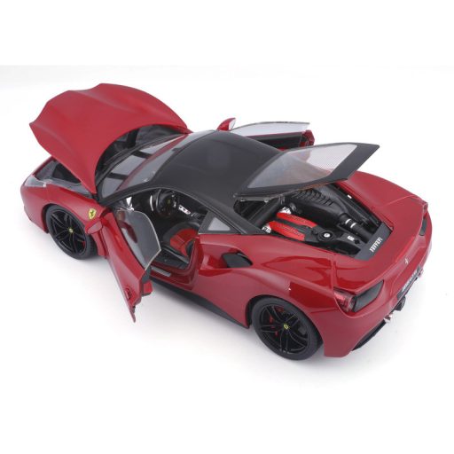 Bburago 1/18 versenyautó - Ferrari Signature, Ferrari 488 GTB