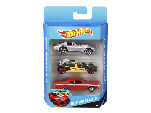 Hot wheels kisautó 3 darabos készlet - többféle