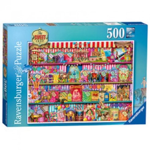 Puzzle 500 db - Édesség bolt