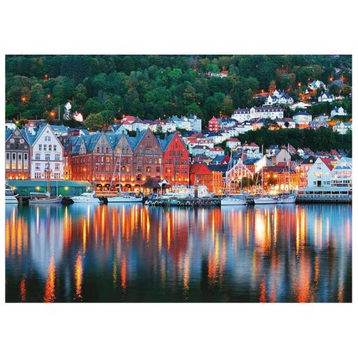 Puzzle 1000 db - Bergen, Norvégia