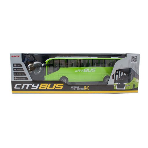 RC busz - 4 csatornás - akkus - 28 cm