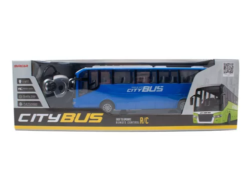 RC busz - 4 csatornás - akkus - 28 cm