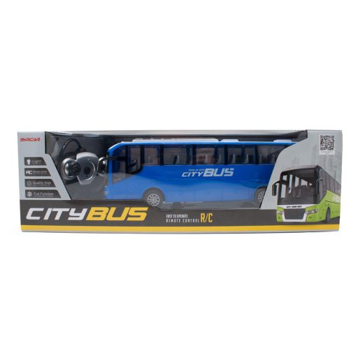 RC busz - 4 csatornás - akkus - 28 cm