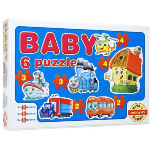 Baby Puzzle járművek - Dorex