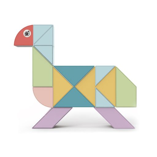 Mágneses tangram 28db