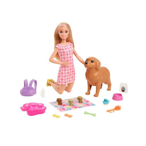 Barbie újszülött kiskutyusok játékszett (2022)