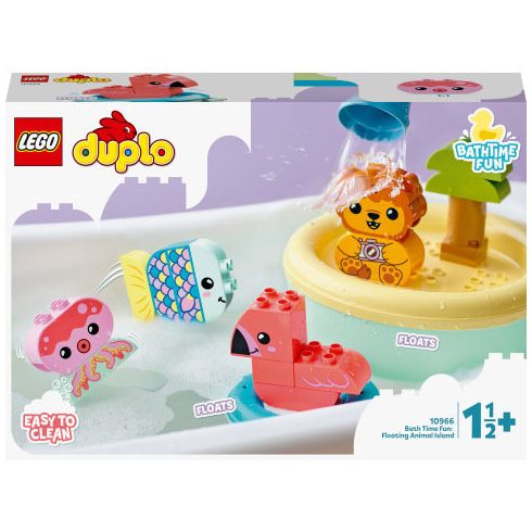 Lego Duplo - My First: Vidám fürdetéshez - úszó állatos sziget - 10966
