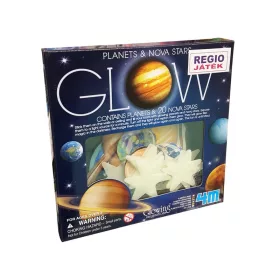 4M sötétben világító bolygó és csillag készlet