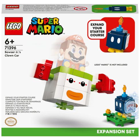 Lego Super Mario - Bowser Jr. bohócautója kiegészítő szett - 71396