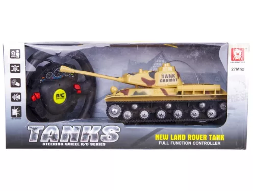 Kormánykerekes távirányítós tank