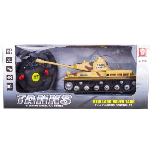 Kormánykerekes távirányítós tank