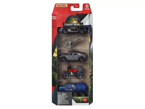 Matchbox Jurassic World kisautó 5-ös csomag