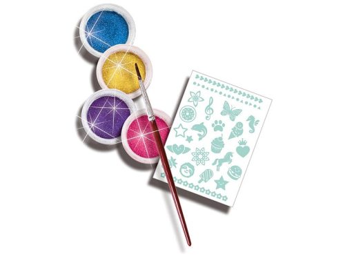 SES Divatos csillámtetoválás készlet