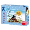 Dino Kisvakond mini 54 darabos puzzle - többféle