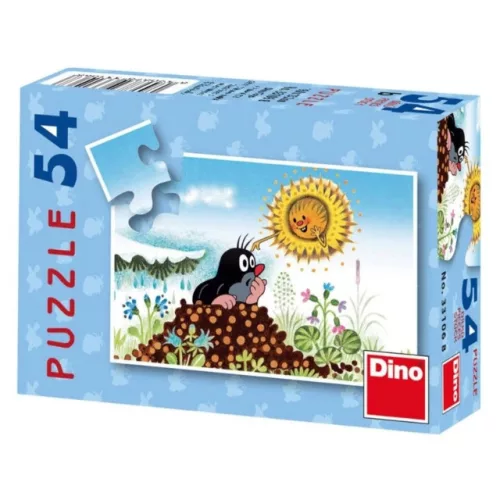 Dino Kisvakond mini 54 darabos puzzle - többféle