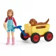 Schleich kirándulás kézikocsival - 42543